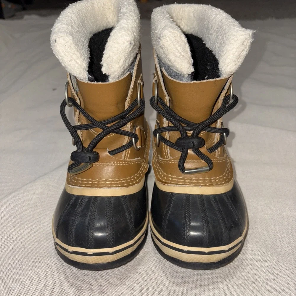 SOREL Kids Yoot Pac TP Boots Size - 12 Youth Waterproof Winter‎ Felt Leather